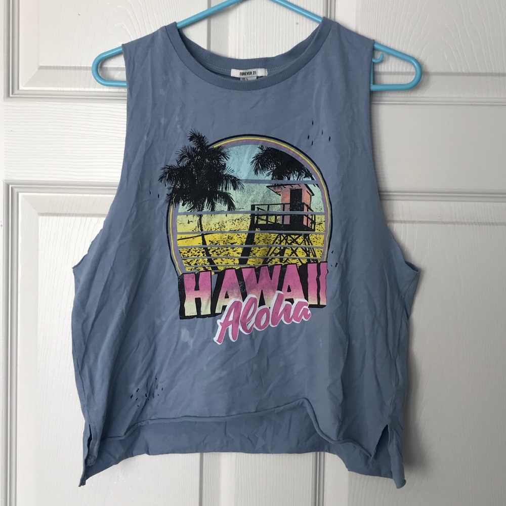 Forever 21 Hawaii Tank Top